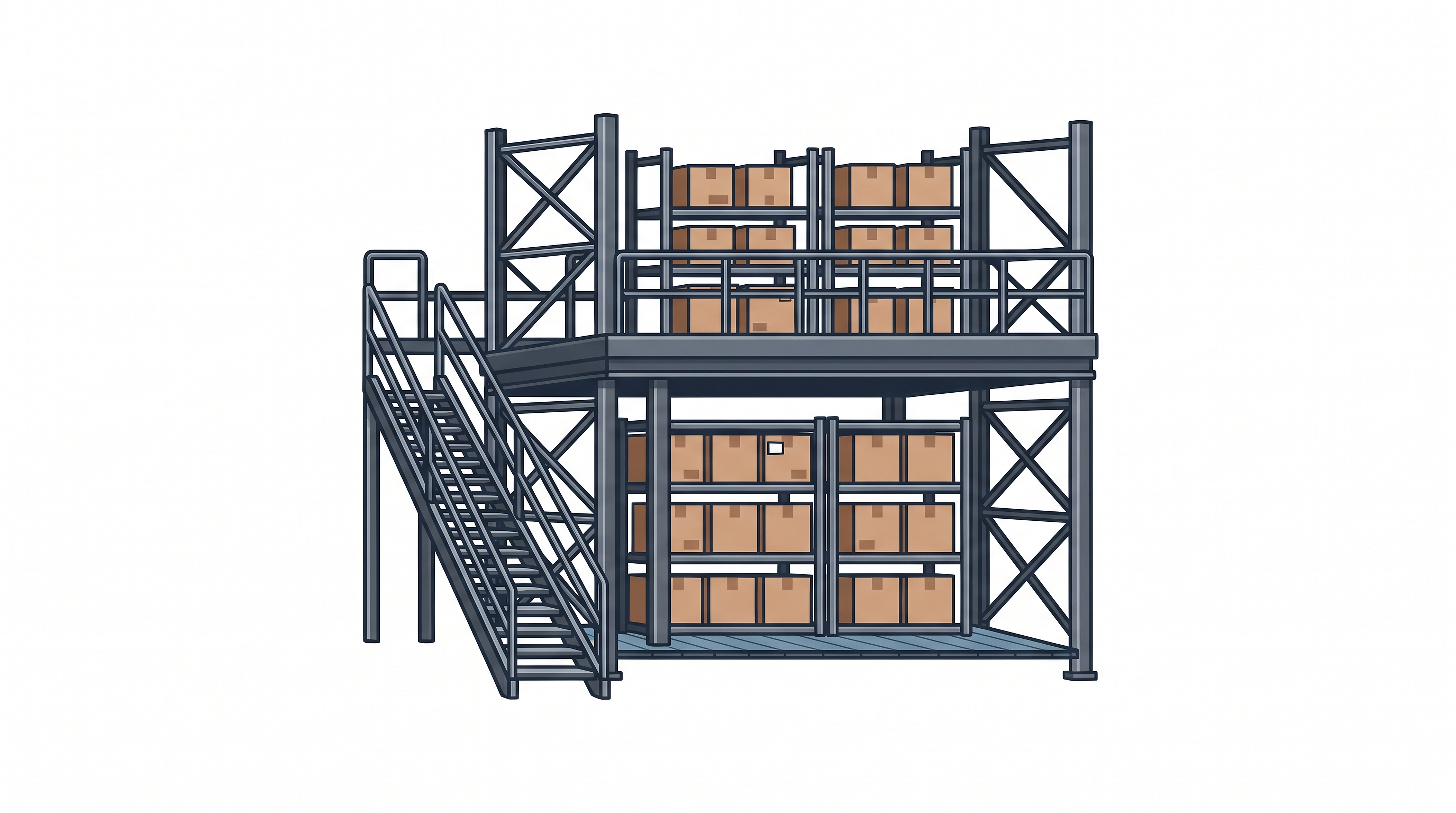 Shelf Supported Mezzanines